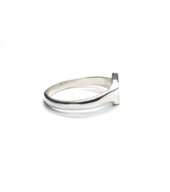 R002259 Genuine Sterling Silver Ring Star Hallmarked Solid 925 Handmade Comfort Fit